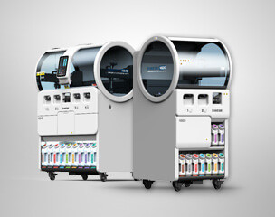 Immunfestő automata 